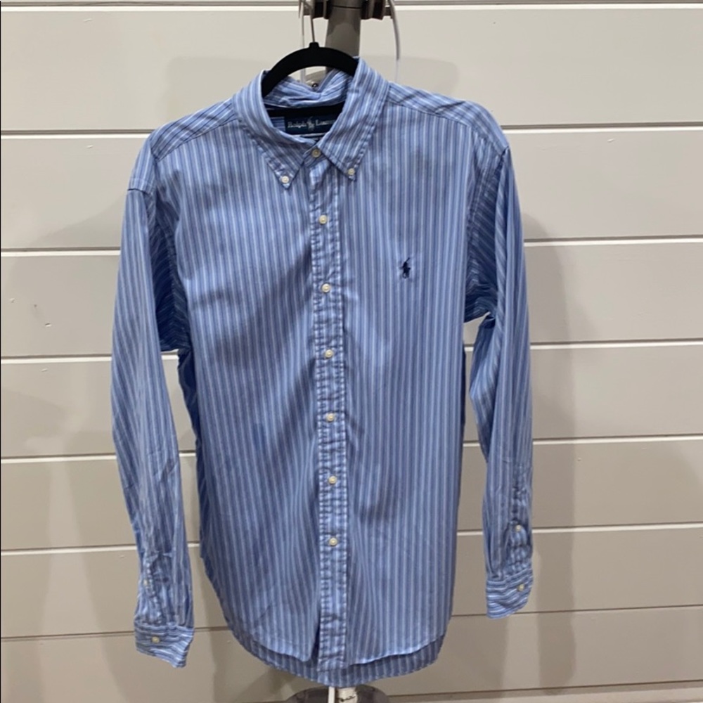 Blue Polo Button Down